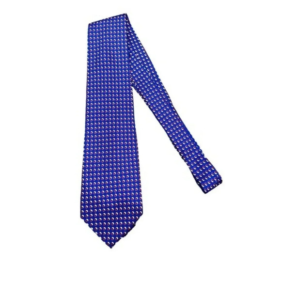 Lauren Ralph Lauren Mens Patterned‎ Silk Neck Tie Purple One geometric - Picture 1 of 5